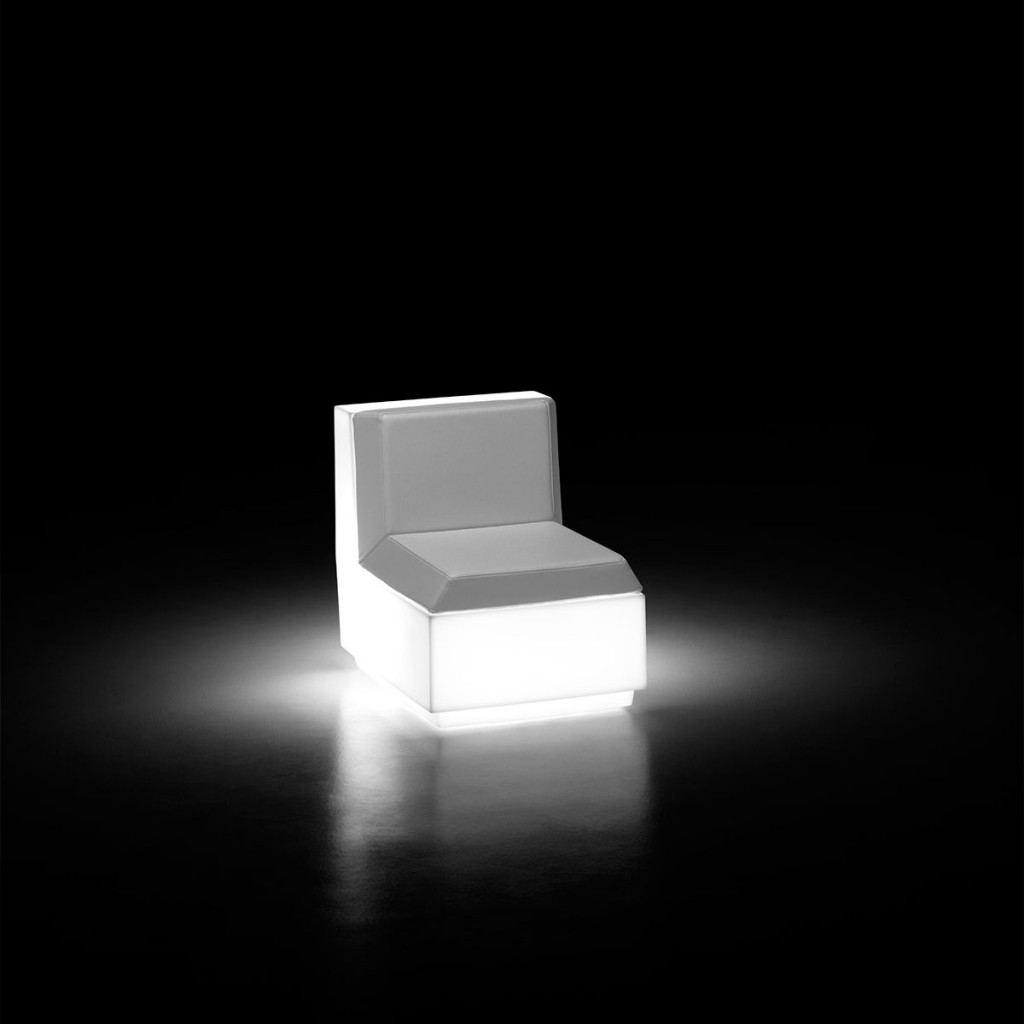 Scaun iluminat din polietilena Big Cut Module Light - Nuovo Design